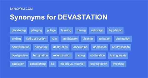 decastation|another word for devastation.